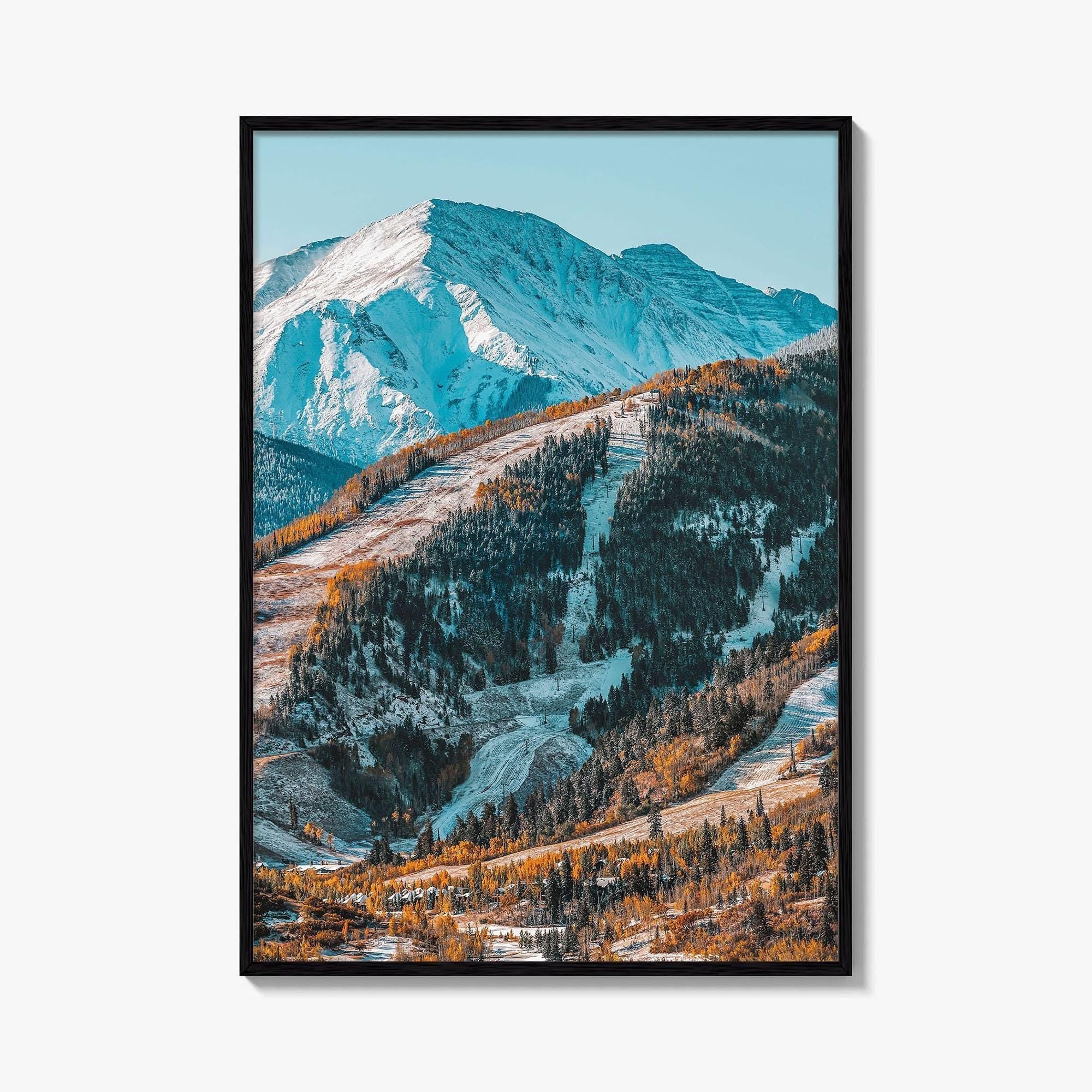 Aspen Fine Art Photo Print, Colorado, Buttermilk, Highlands, Ski Slope, Rocky Mountains, Poster