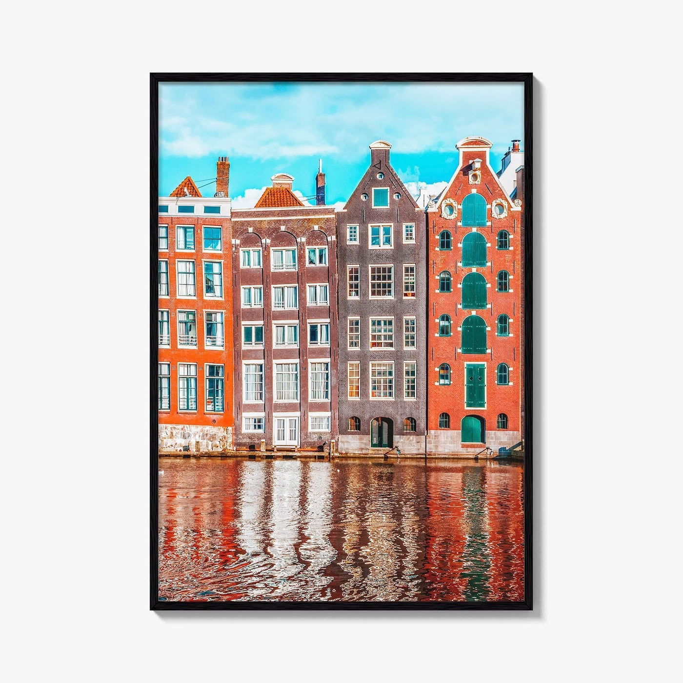 Amsterdam Fine Art Photo Print, Netherlands Wall Art Poster, Canal Houses