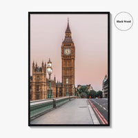 London Fine Art Photo Print, Big Ben Westminster, England UK, Poster