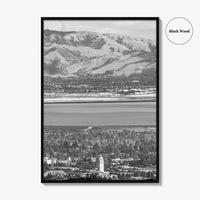 Palo Alto Black and White Fine Art Photo Print, Silicon Valley, California Poster