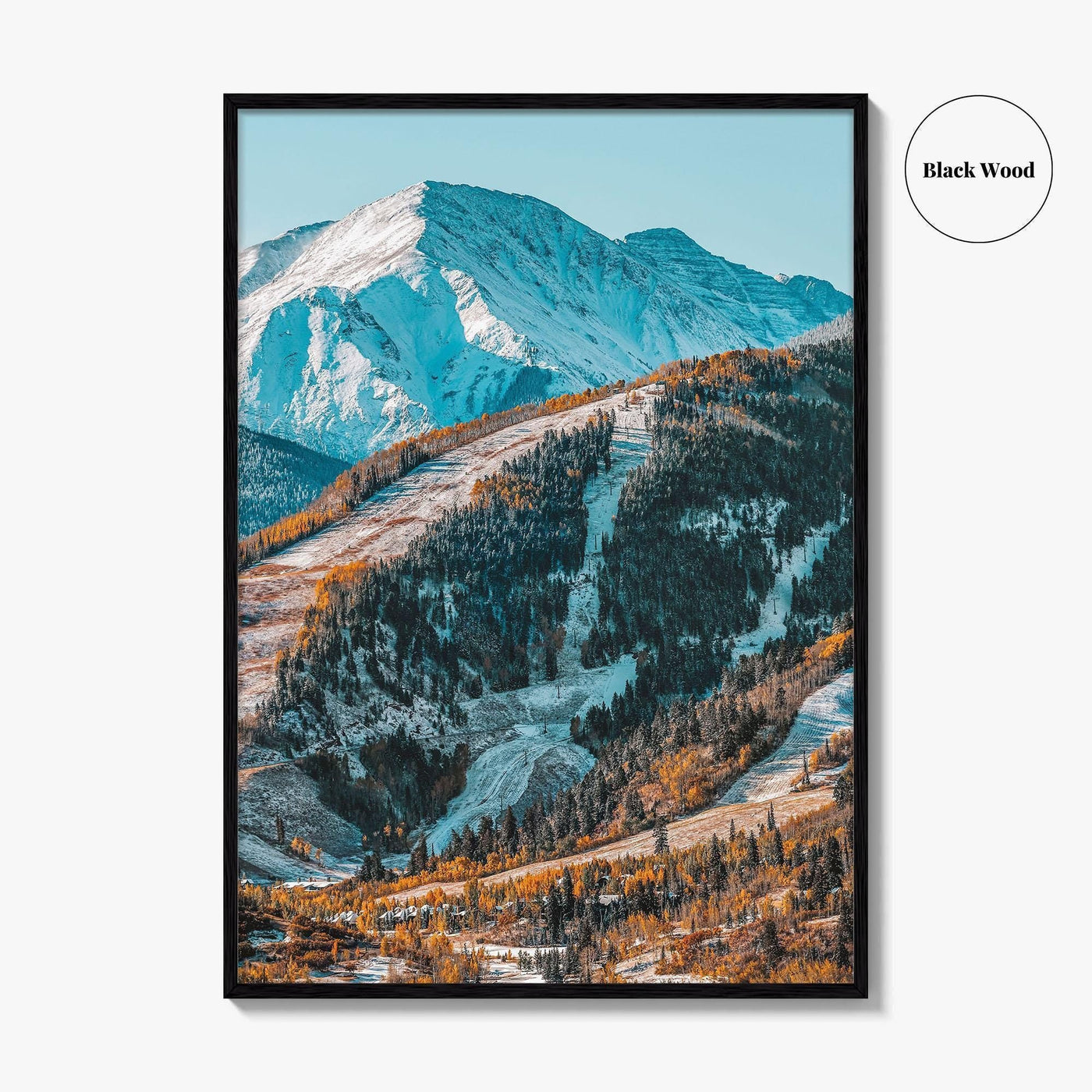 Aspen Fine Art Photo Print, Colorado, Buttermilk, Highlands, Ski Slope, Rocky Mountains, Poster