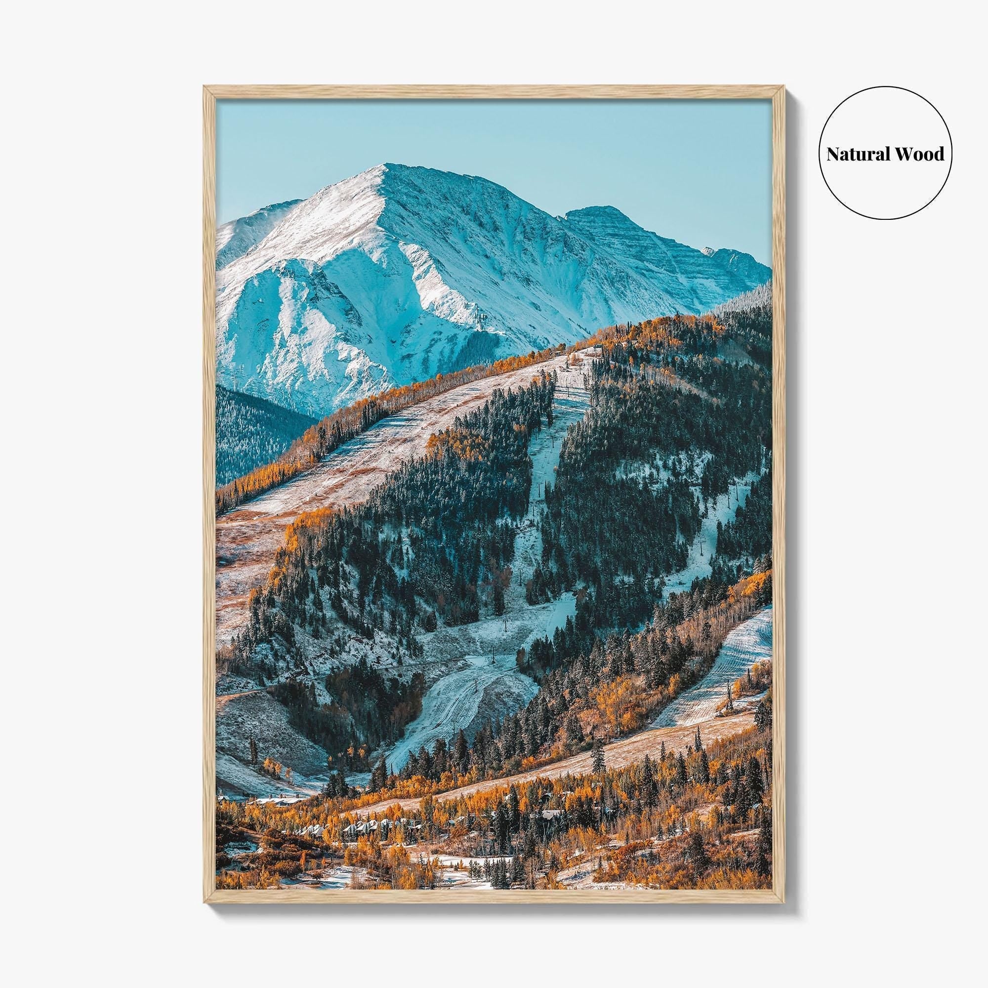 Aspen Fine Art Photo Print, Colorado, Buttermilk, Highlands, Ski Slope, Rocky Mountains, Poster