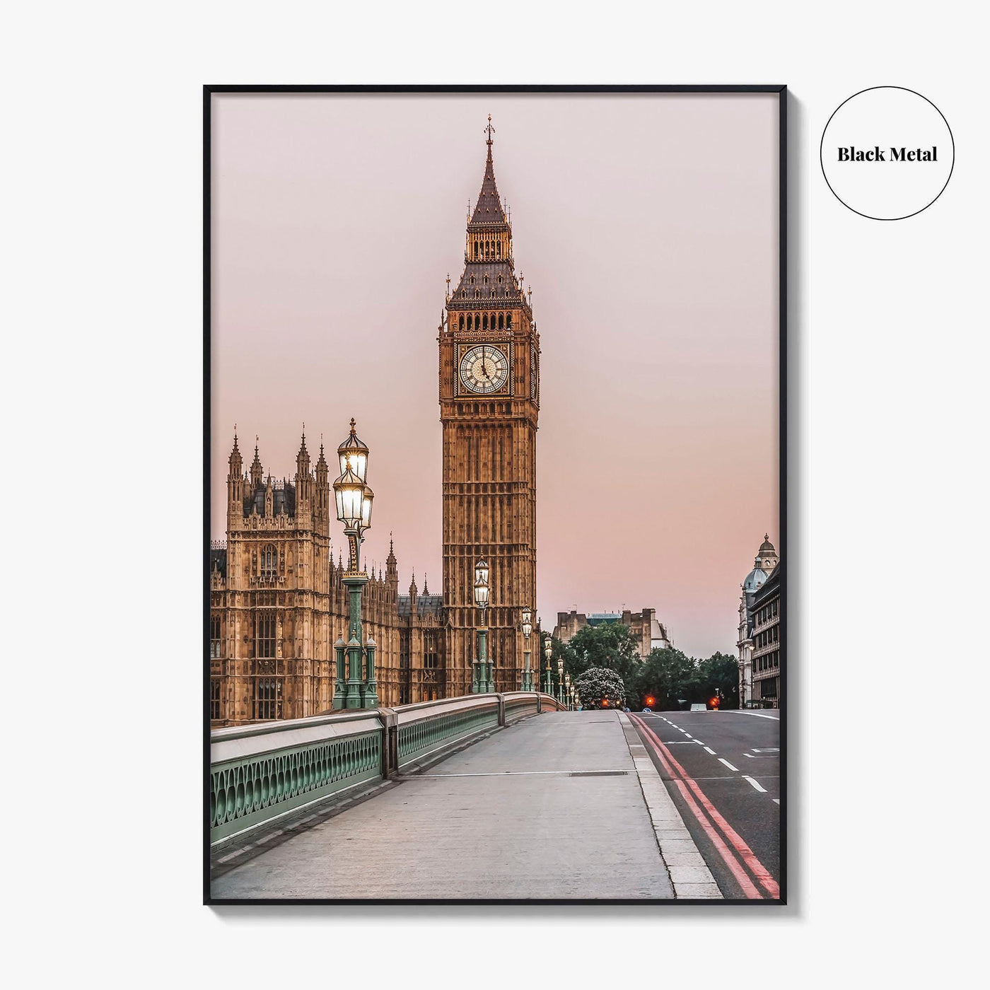 London Fine Art Photo Print, Big Ben Westminster, England UK, Poster
