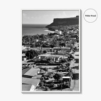 Rota Black and White Fine Art Photo Print, Song Song Village Northern Mariana Poster
