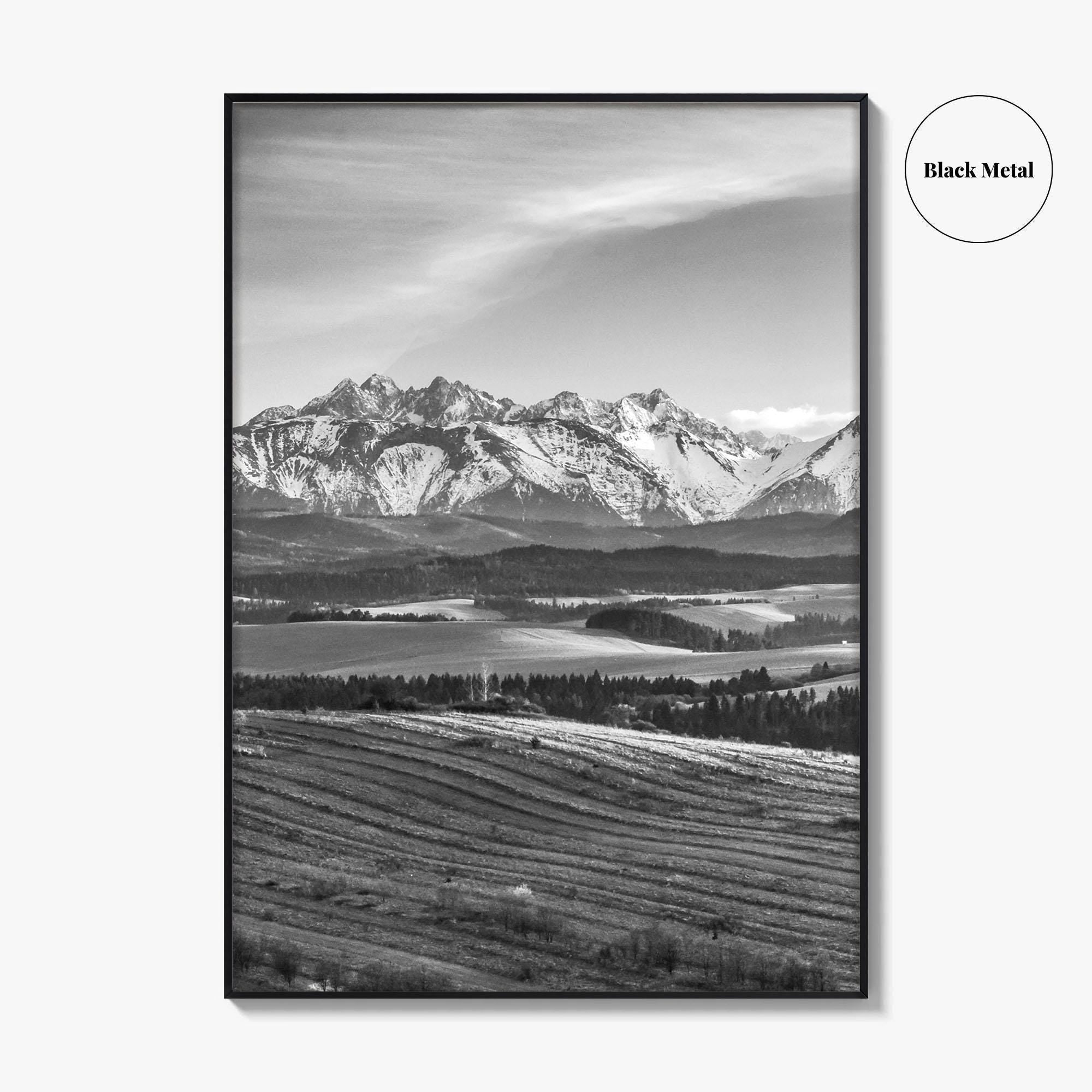 Slovakia Black and White Fine Art Photo Print, Belianske Tatry, Tatra Mountains Art