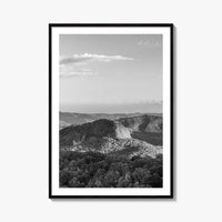 Pisgah National Forest Black and White Fine Art Photo Print, Looking Glass Rock, NC