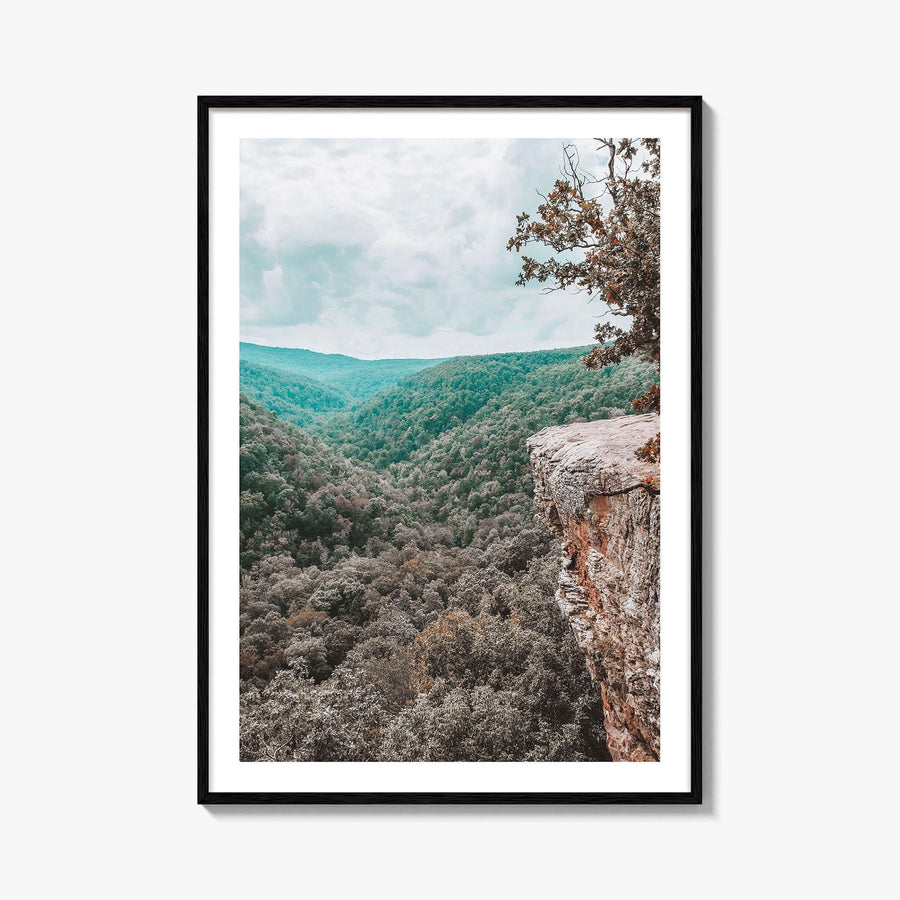 Hawksbill Crag Fine Art Photo Print, Whitaker Point, Fayetteville, Arkansas Wall Poster