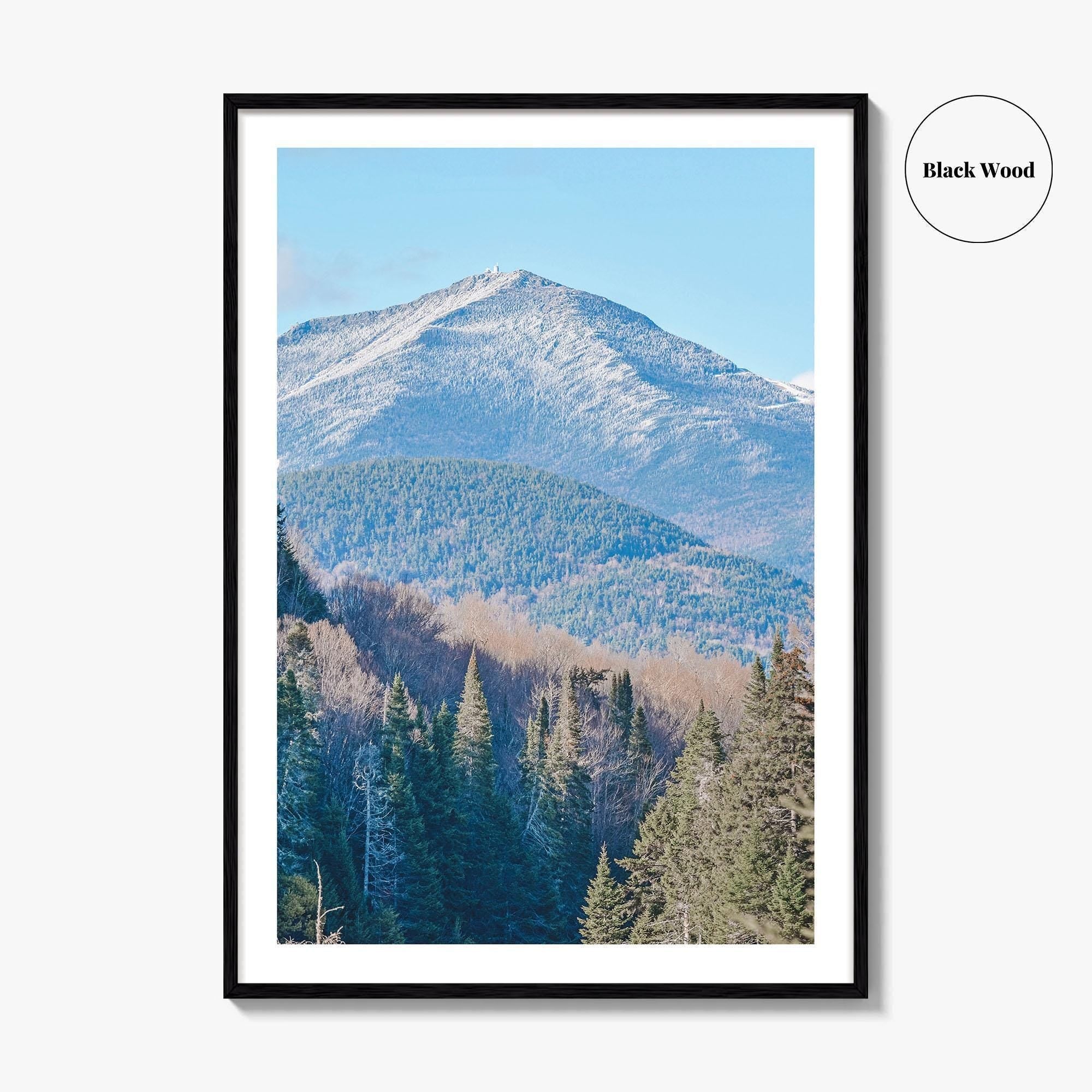 Whiteface Mountain Fine Art Photo Print, Adirondacks, Lake Placid, New York, Wall Decor Poster