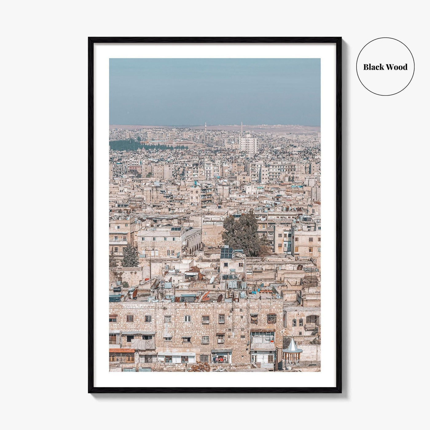 Aleppo Fine Art Photo Print, Citadel View, City View, Syria, Wall Decor, Poster