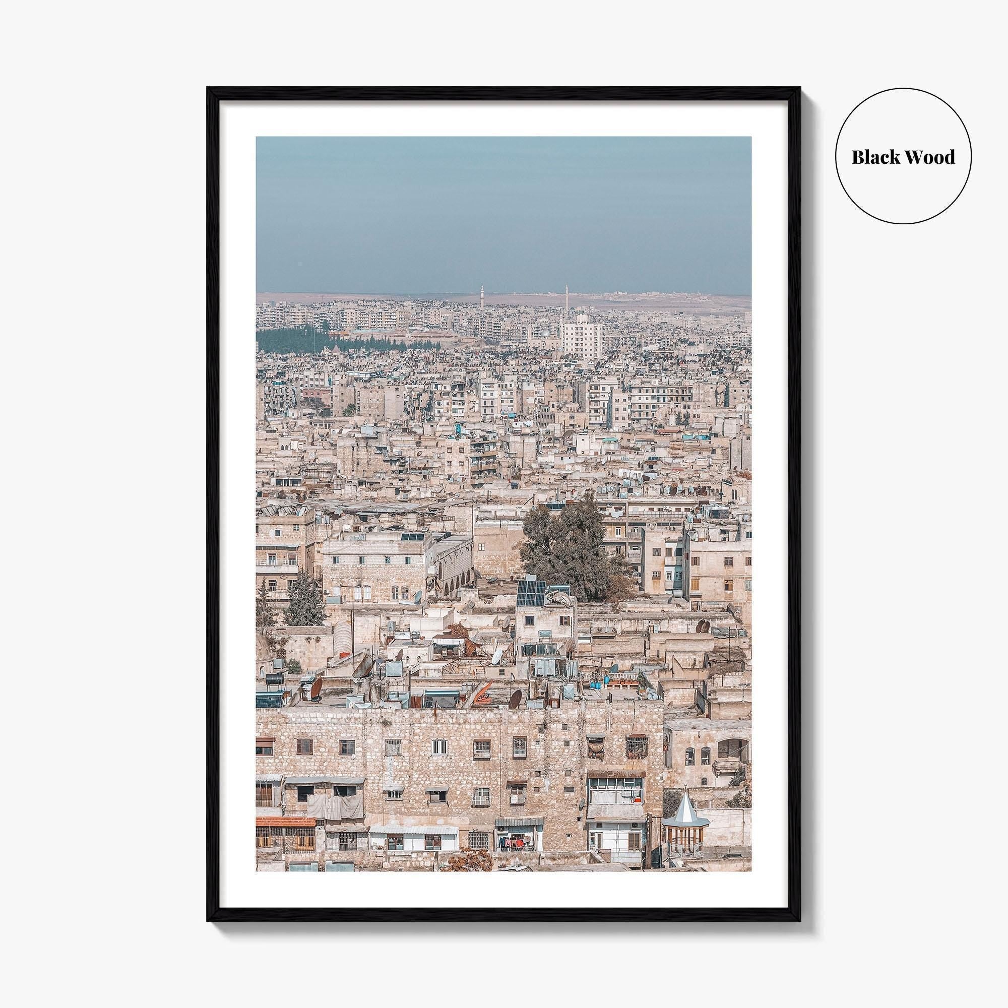 Aleppo Fine Art Photo Print, Citadel View, City View, Syria, Wall Decor, Poster