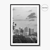 Northern Virginia Black and White Fine Art Photo Print, Washington DC, USA Wall Poster