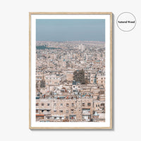 Aleppo Fine Art Photo Print, Citadel View, City View, Syria, Wall Decor, Poster