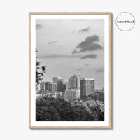 Northern Virginia Black and White Fine Art Photo Print, Washington DC, USA Wall Poster