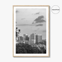 Northern Virginia Black and White Fine Art Photo Print, Washington DC, USA Wall Poster