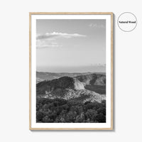 Pisgah National Forest Black and White Fine Art Photo Print, Looking Glass Rock, NC