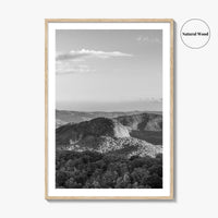 Pisgah National Forest Black and White Fine Art Photo Print, Looking Glass Rock, NC