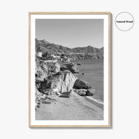 Nerja Black and White Fine Art Photo Print, Costa del Sol Spain Poster
