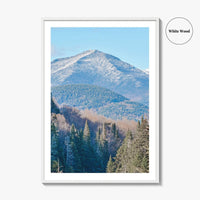 Whiteface Mountain Fine Art Photo Print, Adirondacks, Lake Placid, New York, Wall Decor Poster