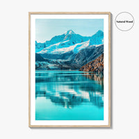 Alaska Art Photo Print, Johns Hopkins Glacier, Cruise Ship, USA Poster