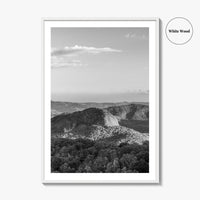 Pisgah National Forest Black and White Fine Art Photo Print, Looking Glass Rock, NC