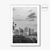 Northern Virginia Black and White Fine Art Photo Print, Washington DC, USA Wall Poster