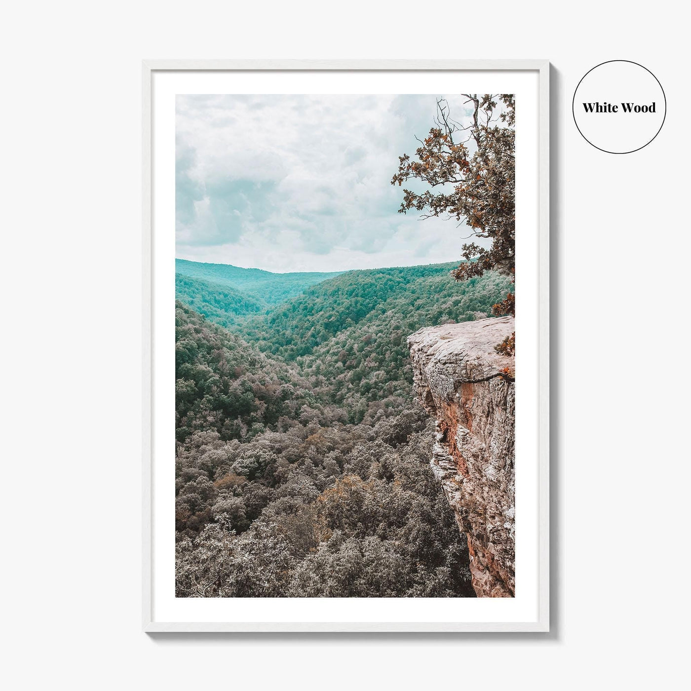 Hawksbill Crag Fine Art Photo Print, Whitaker Point, Fayetteville, Arkansas Wall Poster