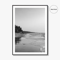 Serrekunda Black and White Fine Art Photo Print, Gambia Beach Wall Decor Poster