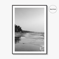 Serrekunda Black and White Fine Art Photo Print, Gambia Beach Wall Decor Poster