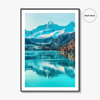 Alaska Art Photo Print, Johns Hopkins Glacier, Cruise Ship, USA Poster