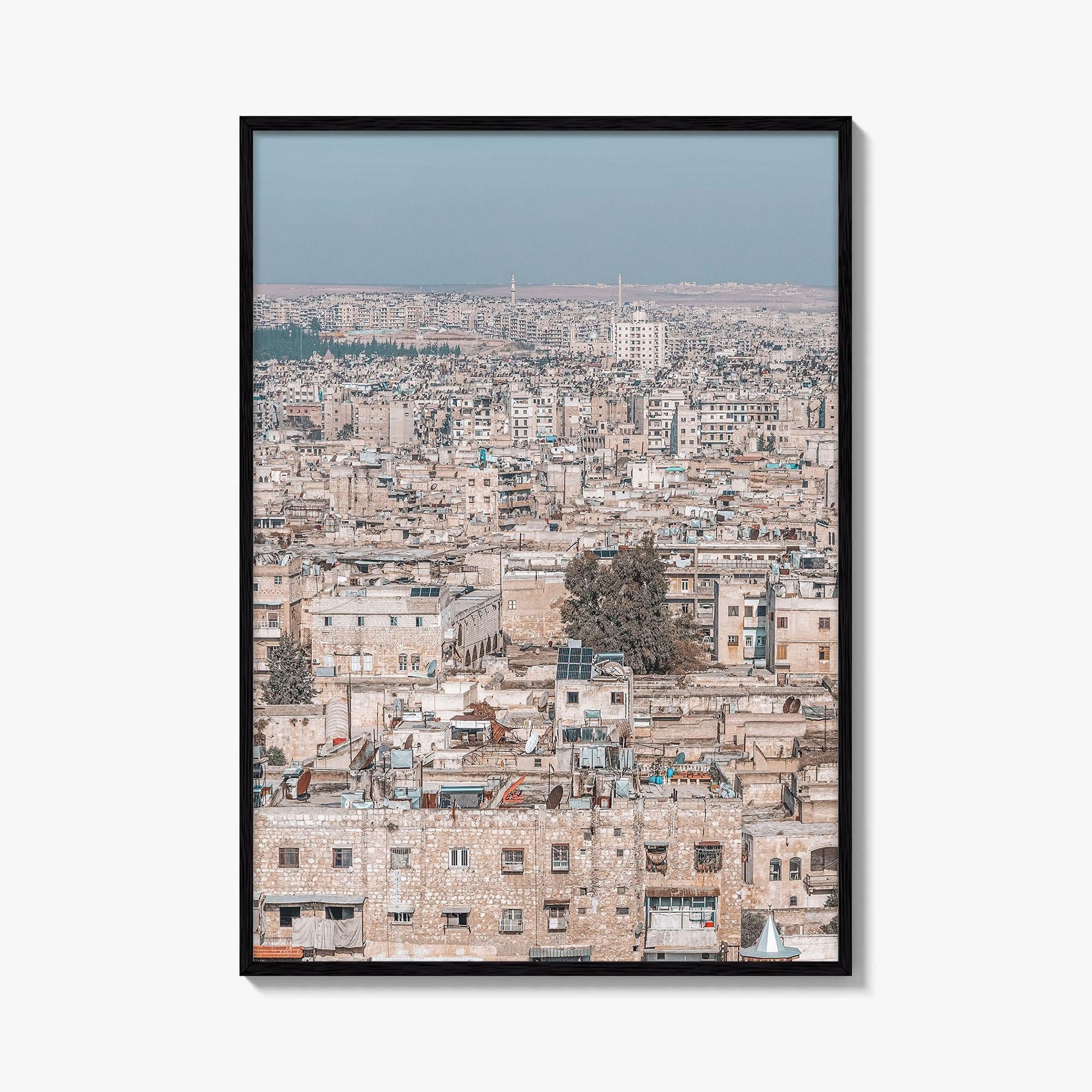 Aleppo Fine Art Photo Print, Citadel View, City View, Syria, Wall Decor, Poster