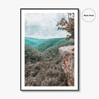 Hawksbill Crag Fine Art Photo Print, Whitaker Point, Fayetteville, Arkansas Wall Poster