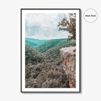 Hawksbill Crag Fine Art Photo Print, Whitaker Point, Fayetteville, Arkansas Wall Poster