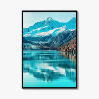 Alaska Art Photo Print, Johns Hopkins Glacier, Cruise Ship, USA Poster