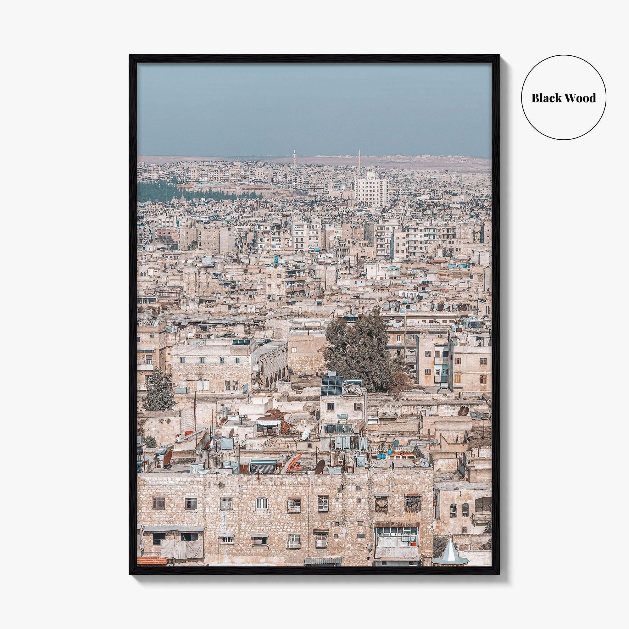 Aleppo Fine Art Photo Print, Citadel View, City View, Syria, Wall Decor, Poster