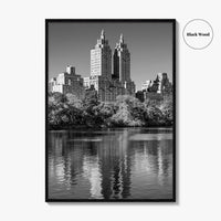 Upper West Side Black and White Fine Art Photo Print, Central Park NYC Poster