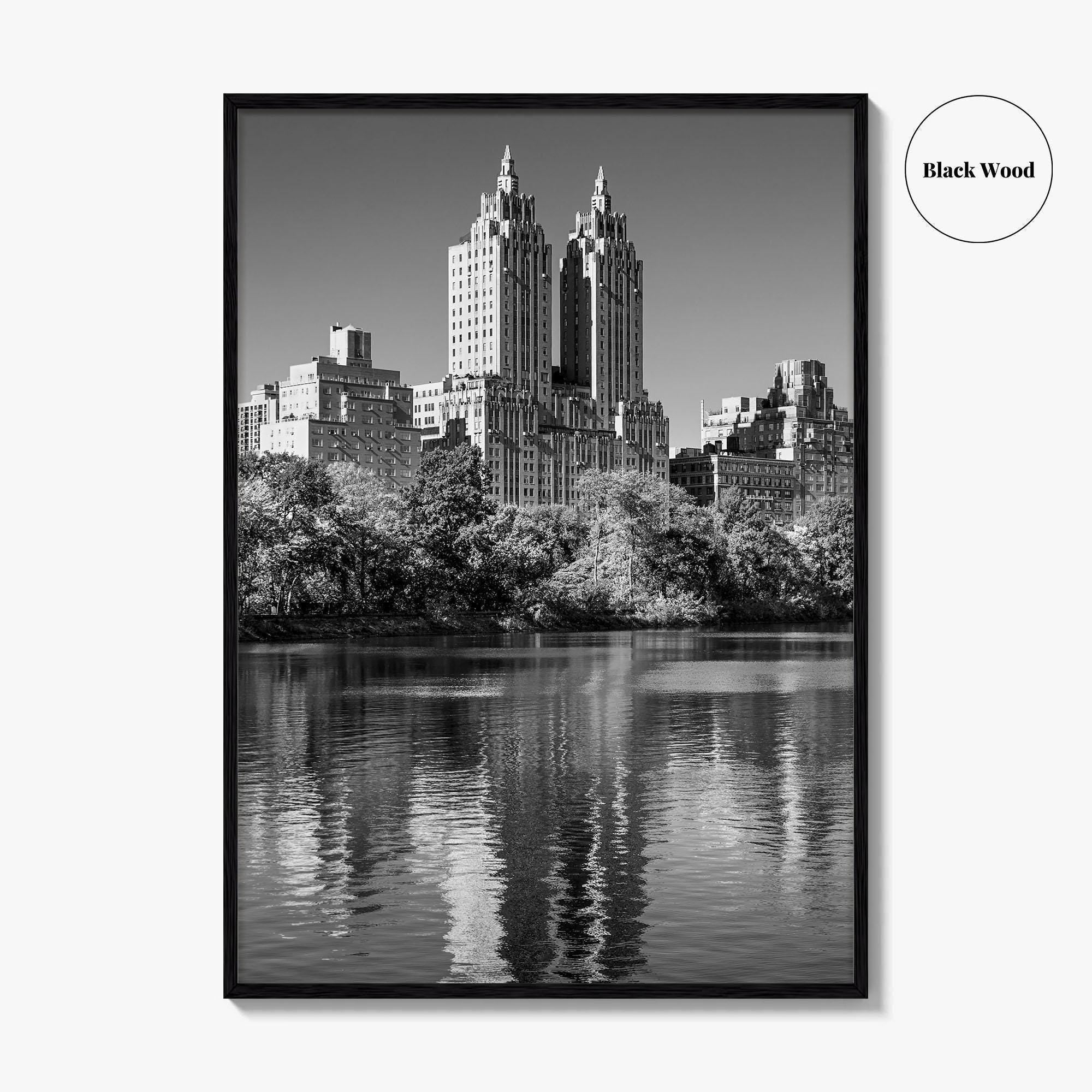Upper West Side Black and White Fine Art Photo Print, Central Park NYC Poster