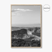 Pisgah National Forest Black and White Fine Art Photo Print, Looking Glass Rock, NC
