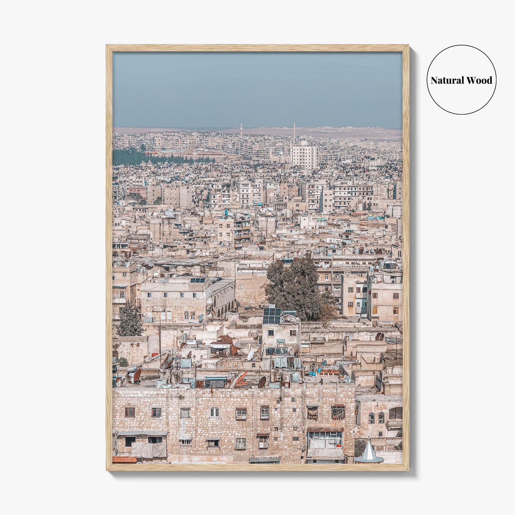 Aleppo Fine Art Photo Print, Citadel View, City View, Syria, Wall Decor, Poster