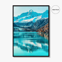 Alaska Art Photo Print, Johns Hopkins Glacier, Cruise Ship, USA Poster