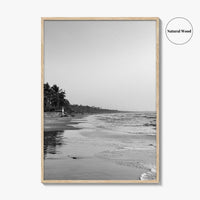 Serrekunda Black and White Fine Art Photo Print, Gambia Beach Wall Decor Poster