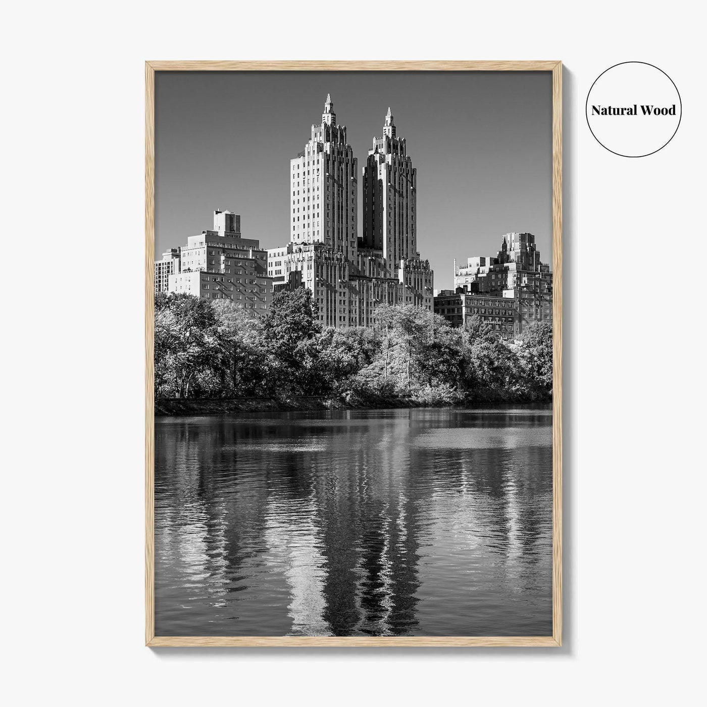 Upper West Side Black and White Fine Art Photo Print, Central Park NYC Poster