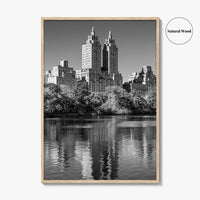 Upper West Side Black and White Fine Art Photo Print, Central Park NYC Poster