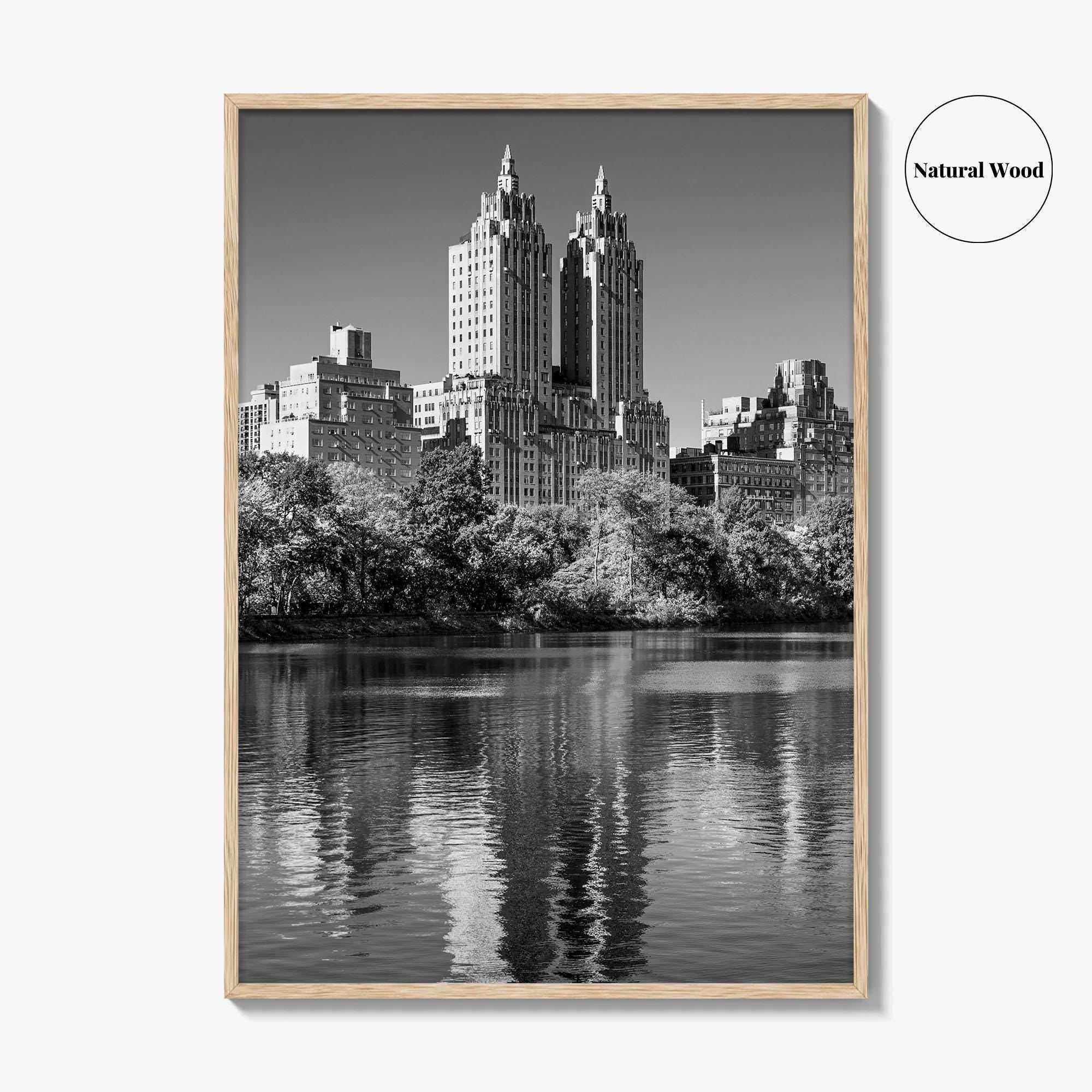 Upper West Side Black and White Fine Art Photo Print, Central Park NYC Poster