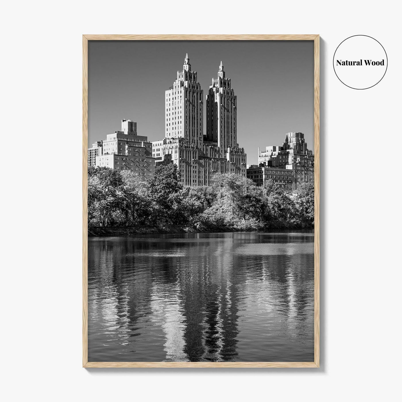 Upper West Side Black and White Fine Art Photo Print, Central Park NYC Poster