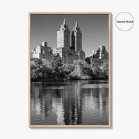 Upper West Side Black and White Fine Art Photo Print, Central Park NYC Poster