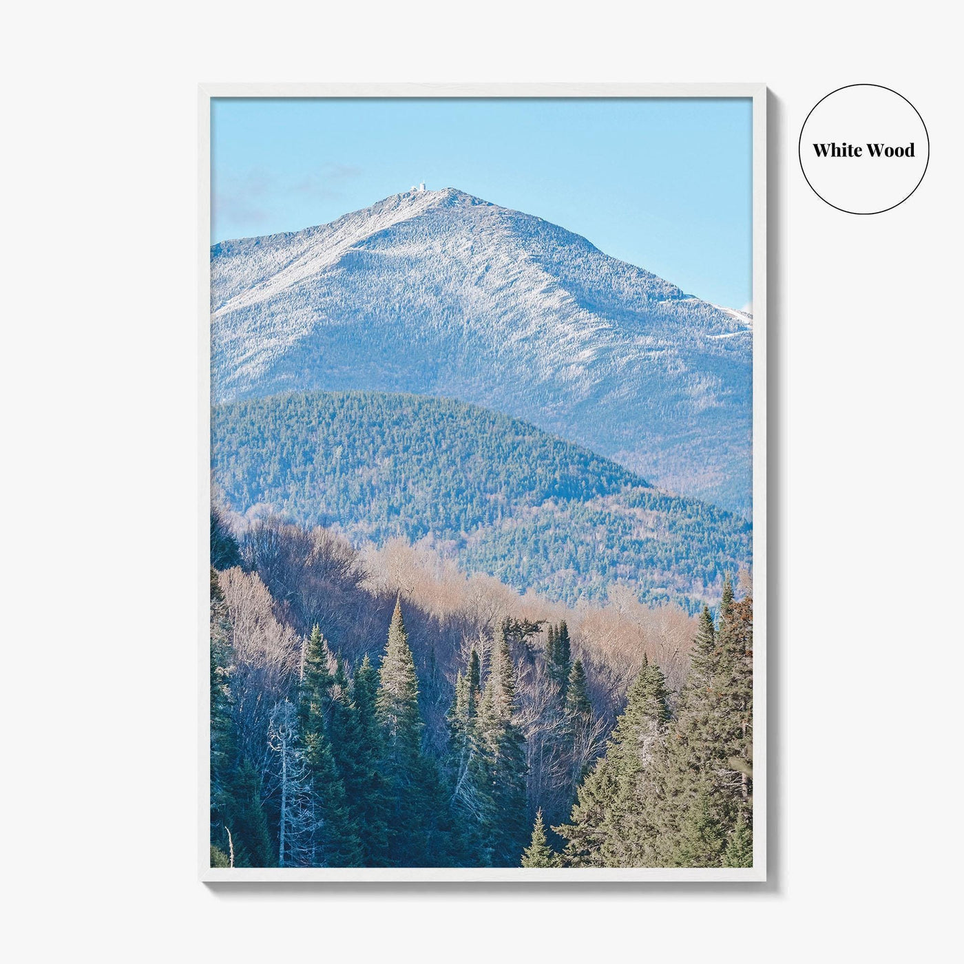 Whiteface Mountain Fine Art Photo Print, Adirondacks, Lake Placid, New York, Wall Decor Poster