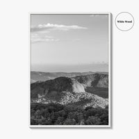 Pisgah National Forest Black and White Fine Art Photo Print, Looking Glass Rock, NC