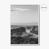 Pisgah National Forest Black and White Fine Art Photo Print, Looking Glass Rock, NC