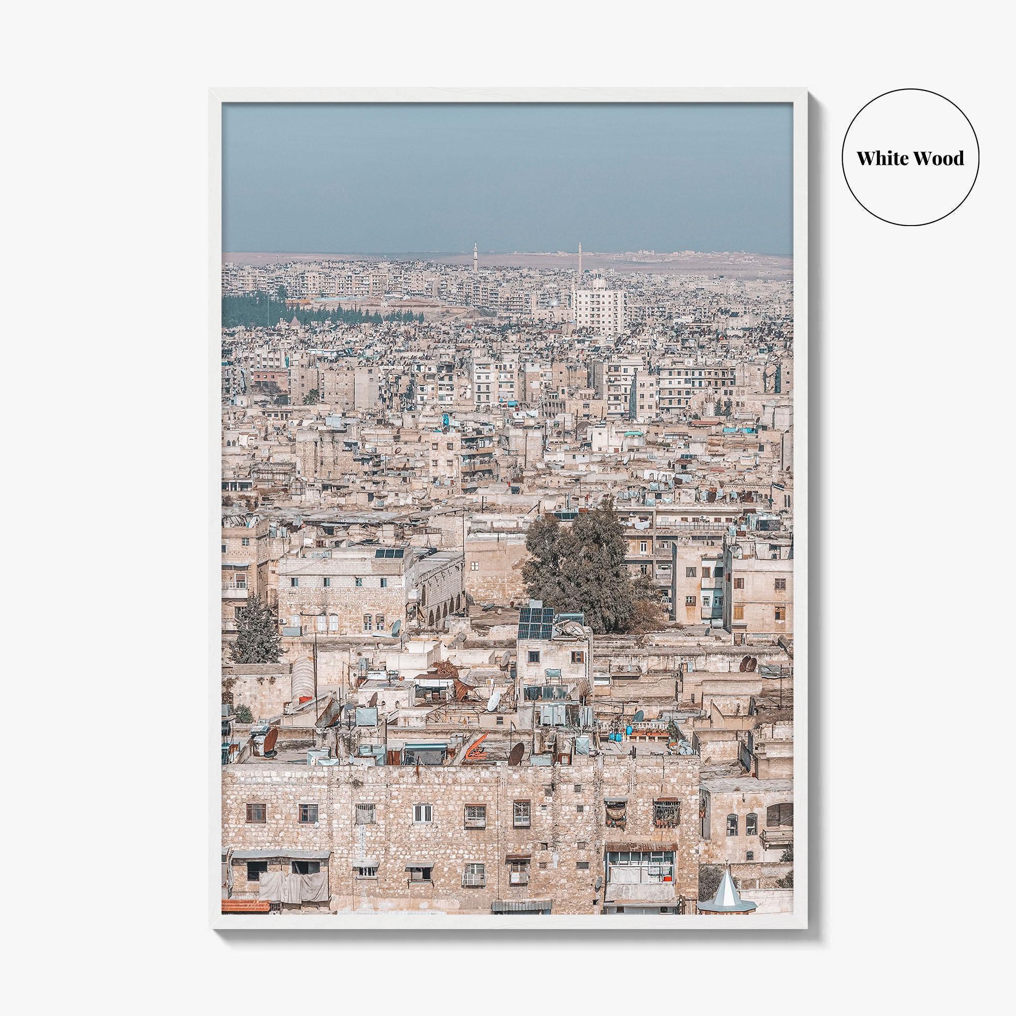 Aleppo Fine Art Photo Print, Citadel View, City View, Syria, Wall Decor, Poster