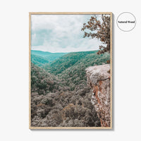 Hawksbill Crag Fine Art Photo Print, Whitaker Point, Fayetteville, Arkansas Wall Poster